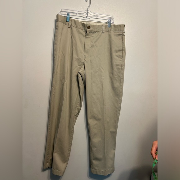 Men’s Dress Pants. LL Bean. Size 36/30. Khaki - Picture 2 of 6